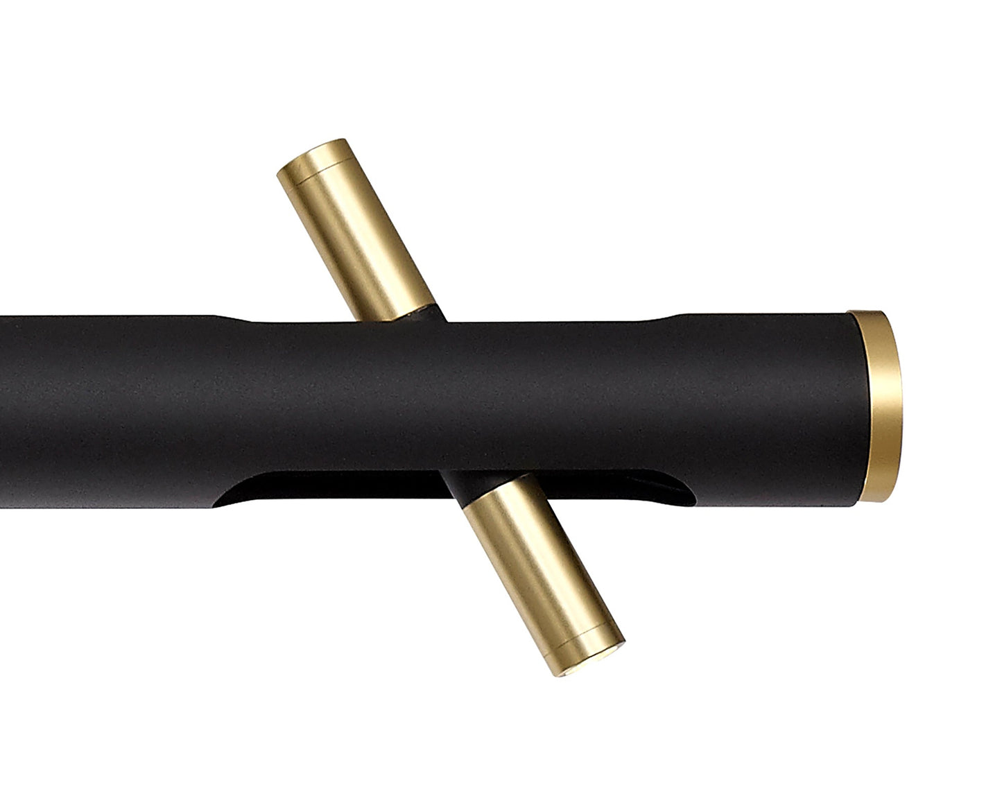 Hatchmere Linear Pendant , 10 x 2W LED, 3000K, 2800lm, Sand Black, Gold, 3yrs Warranty