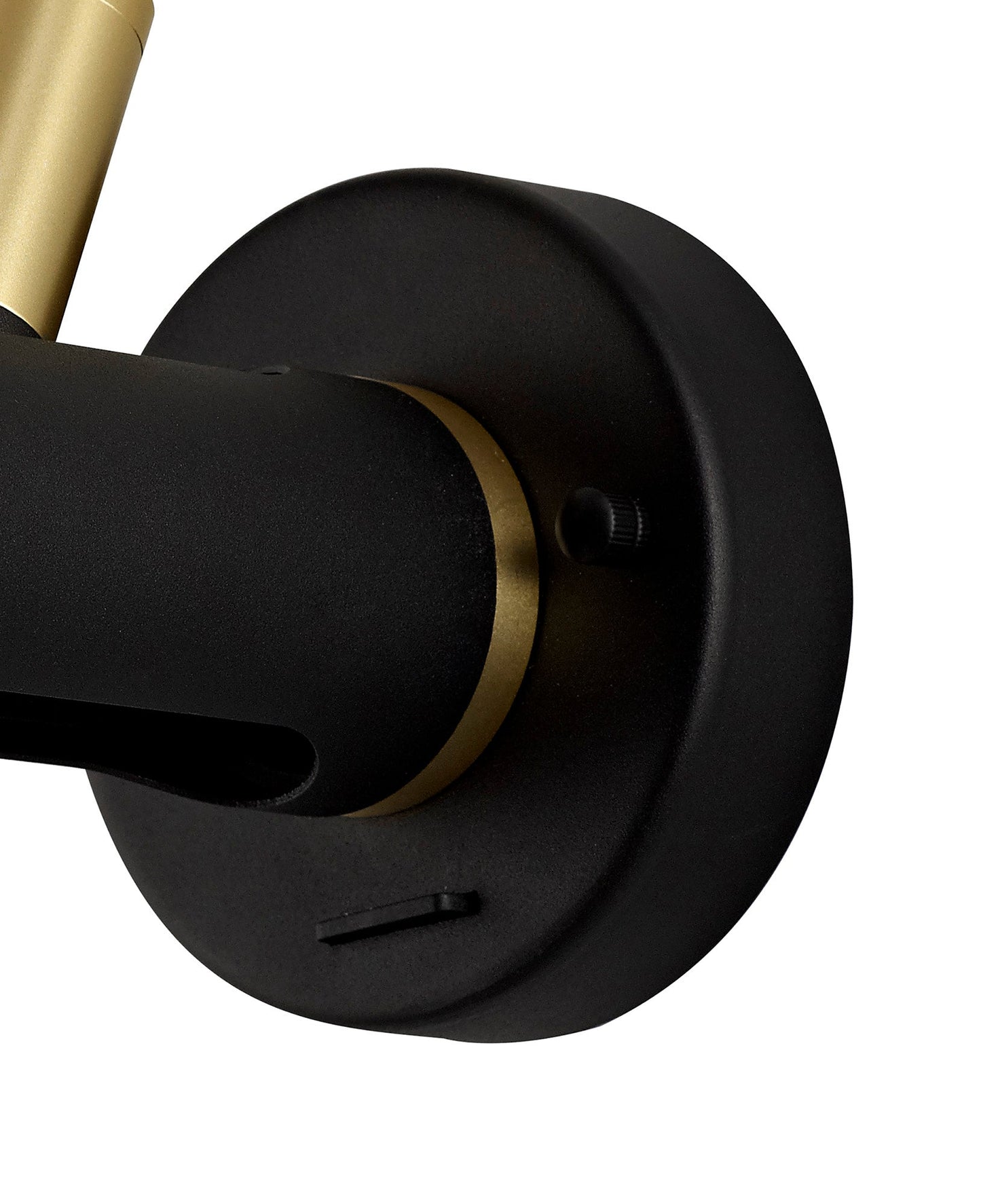 Hatchmere Switched Wall Light, 2 x 2W LED, 3000K, 560lm, Sand Black and Gold, 3yrs Warranty