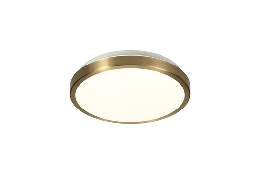 Heald Ceiling, 1 x 12W LED, 4000K, 565lm, IP44, Soft Bronze and White, 3yrs Warranty