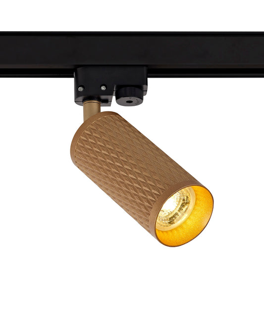 Heyes Track Spot Light, 1 x GU10, Champagne Gold