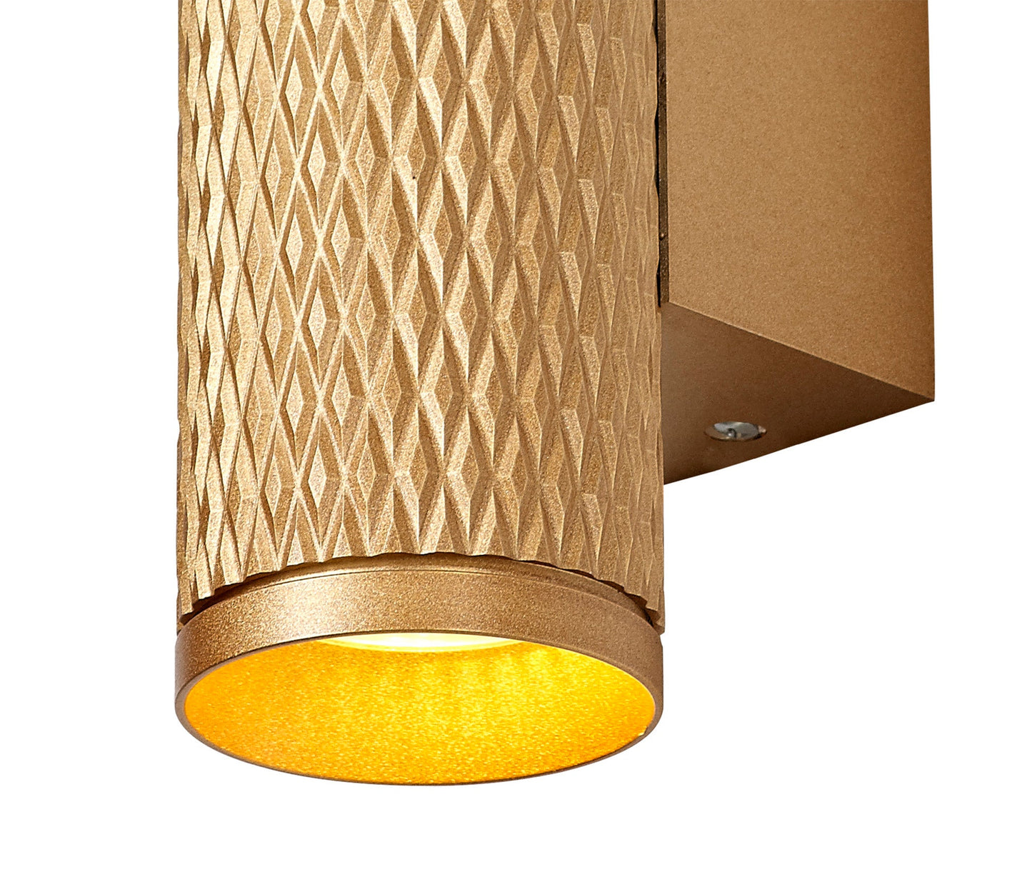 Heyes Wall Lamp, 2 x GU10, Champagne Gold