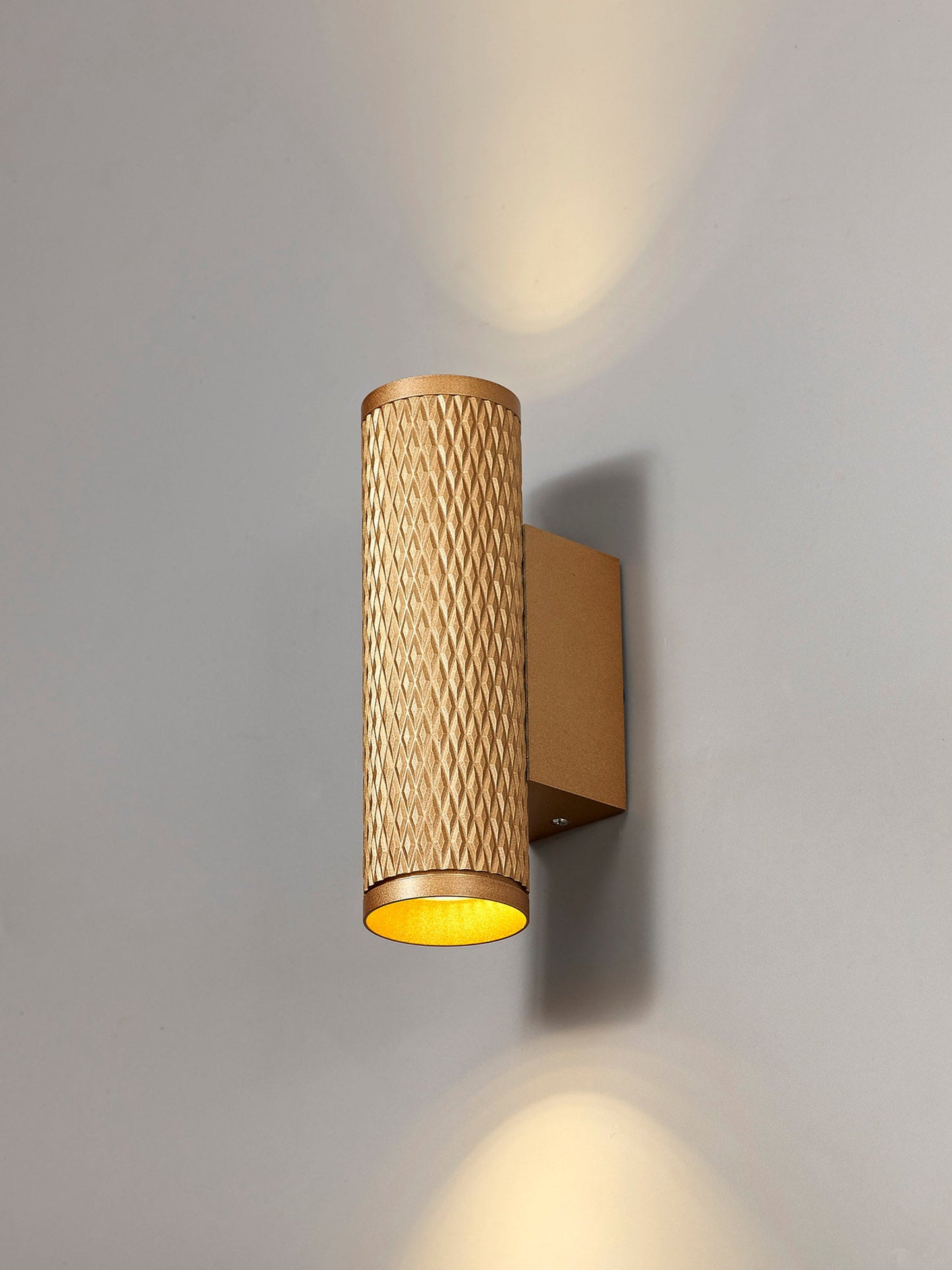 Heyes Wall Lamp, 2 x GU10, Champagne Gold