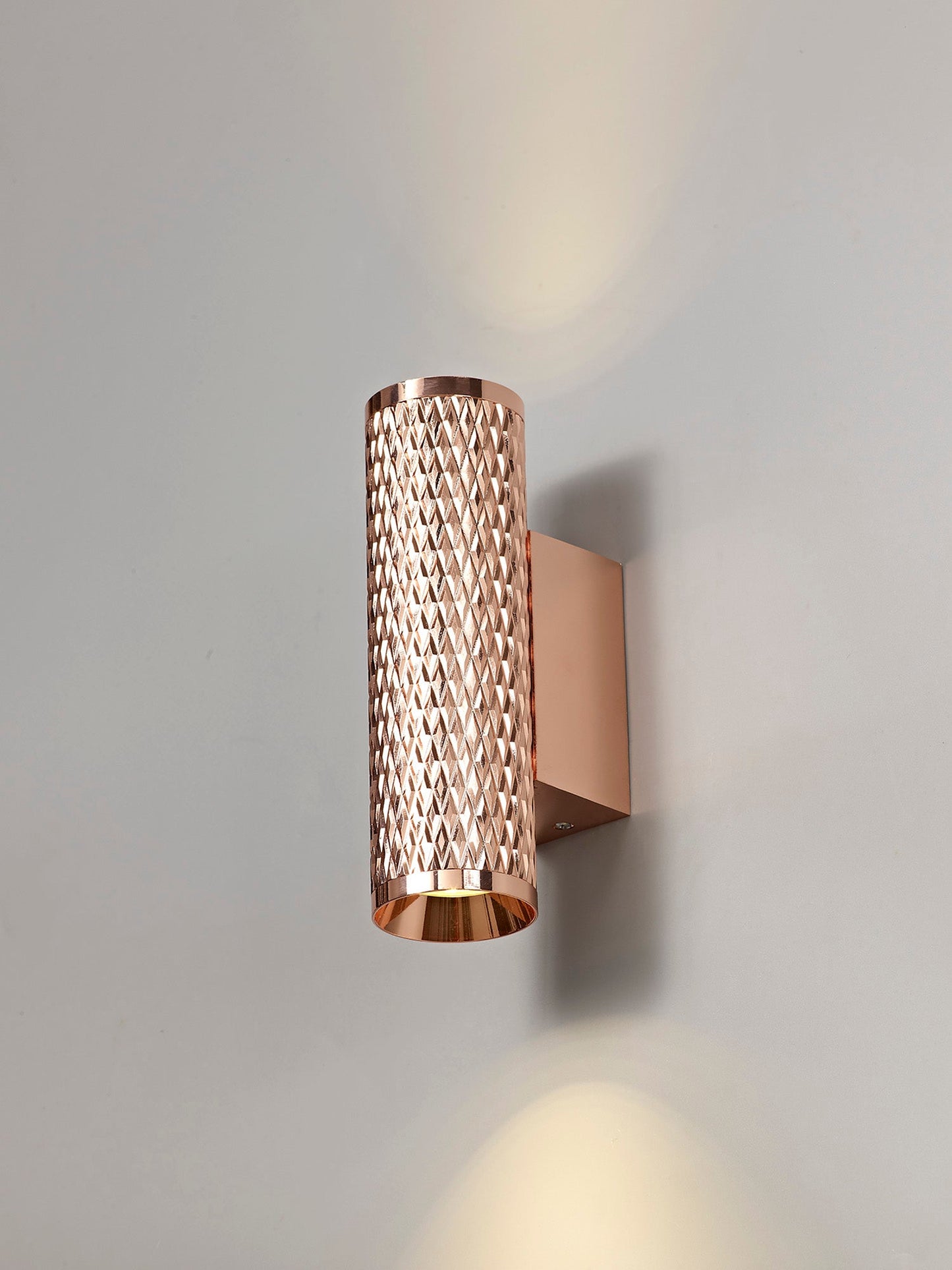 Heyes Wall Lamp, 2 x GU10, Rose Gold