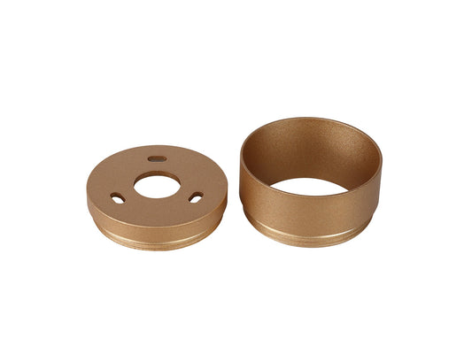 Heyes 2cm Face Ring & 1cm Back Ring Accessory Pack, Champagne Gold