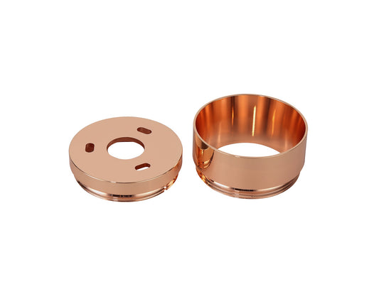 Heyes 2cm Face Ring & 1cm Back Ring Accessory Pack, Rose Gold