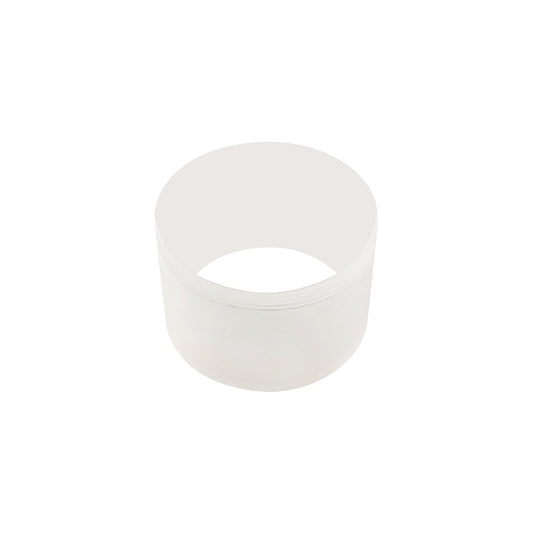 Heyes 2cm Face Ring Accessory, Frosted Acrylic