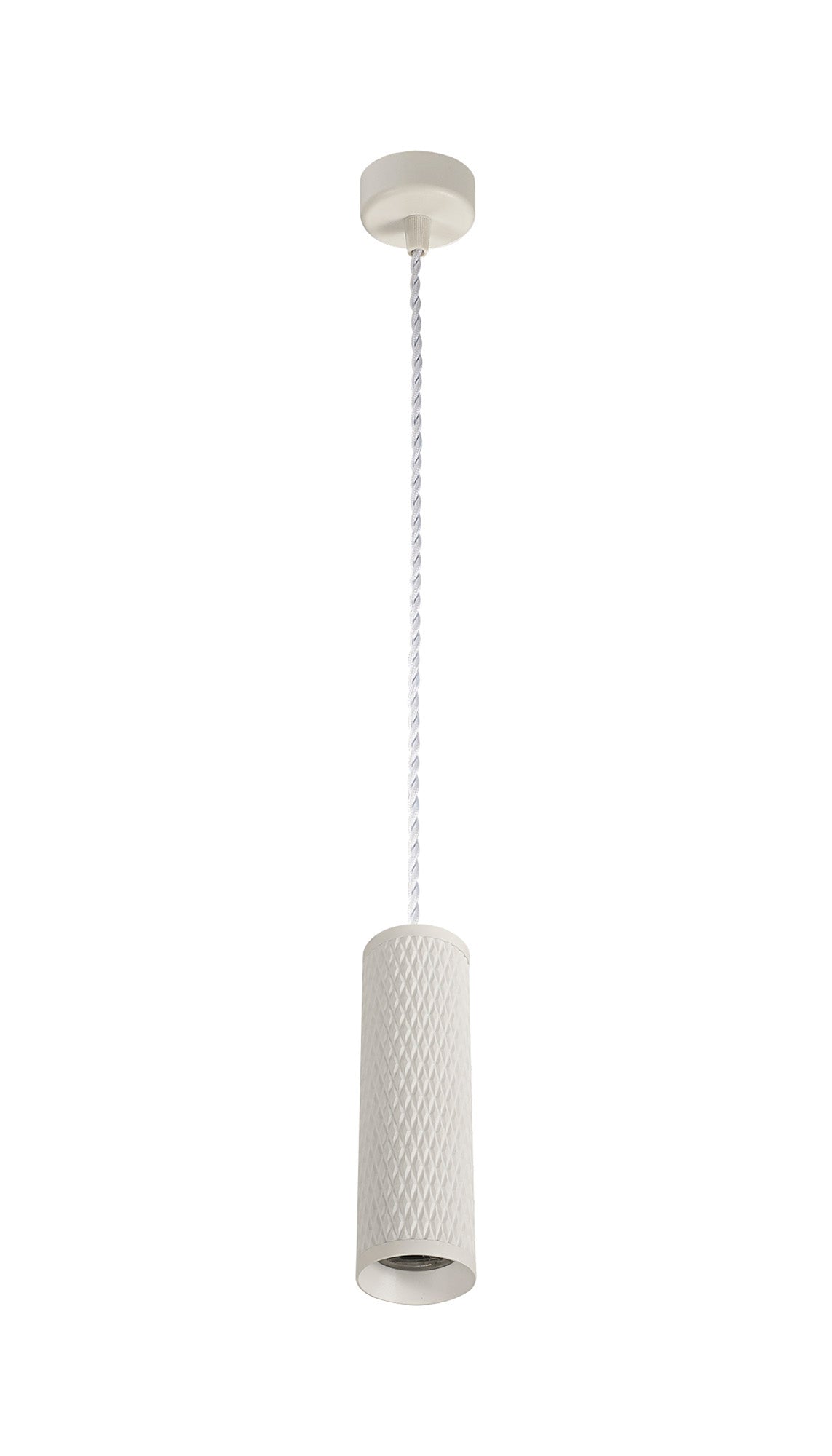 Heyes 1 Light 20cm Pendant Light GU10, Sand White