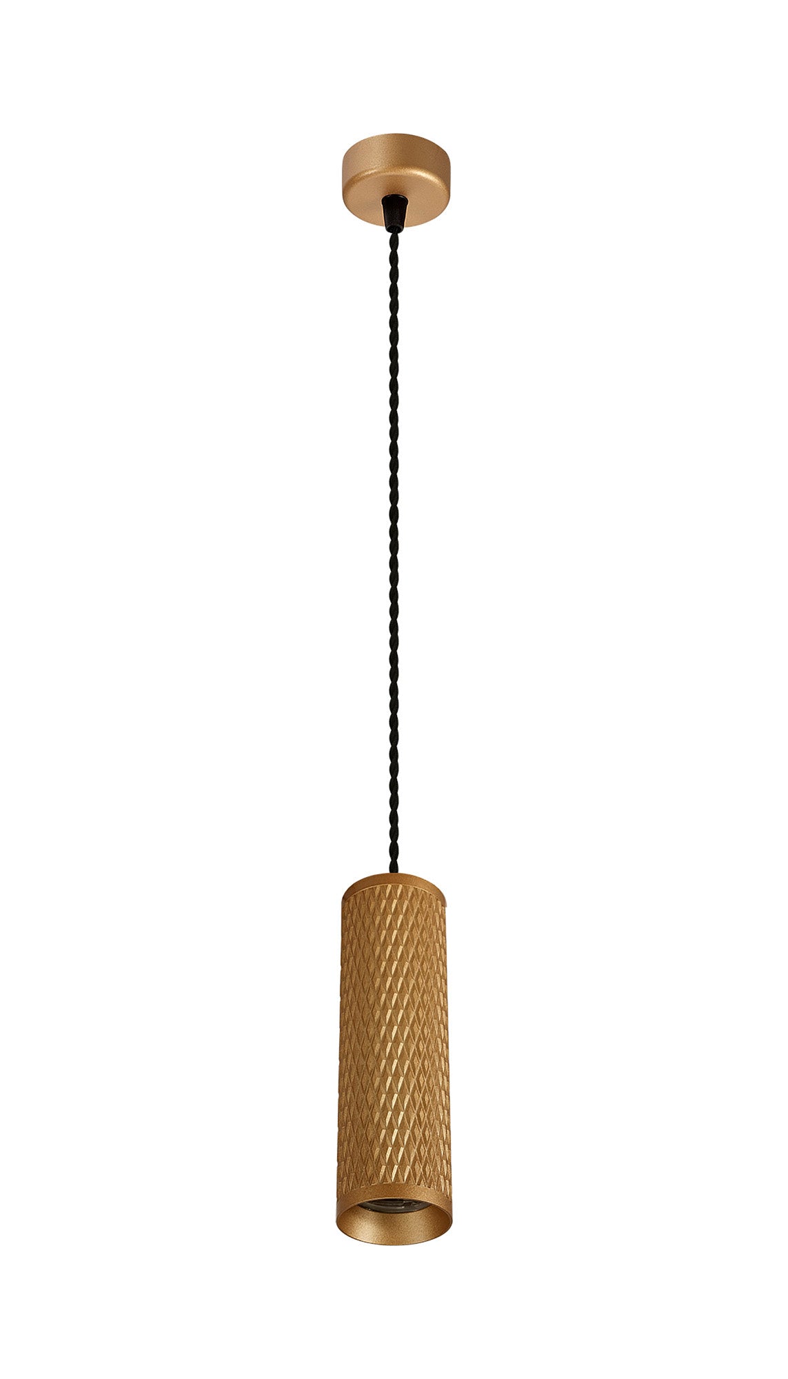 Heyes 1 Light 20cm Pendant Light GU10, Champagne Gold