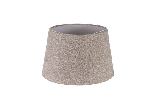 Hobcroft Round, 280 and 350 x 220mm Fabric Shade, Multi and White Laminate