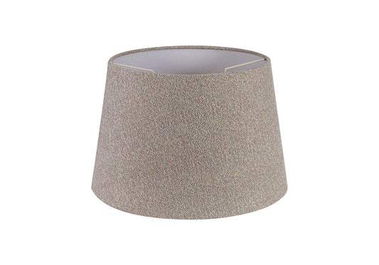 Hobcroft Round, 320 and 400 x 260mm Fabric Shade, Multi and White Laminate