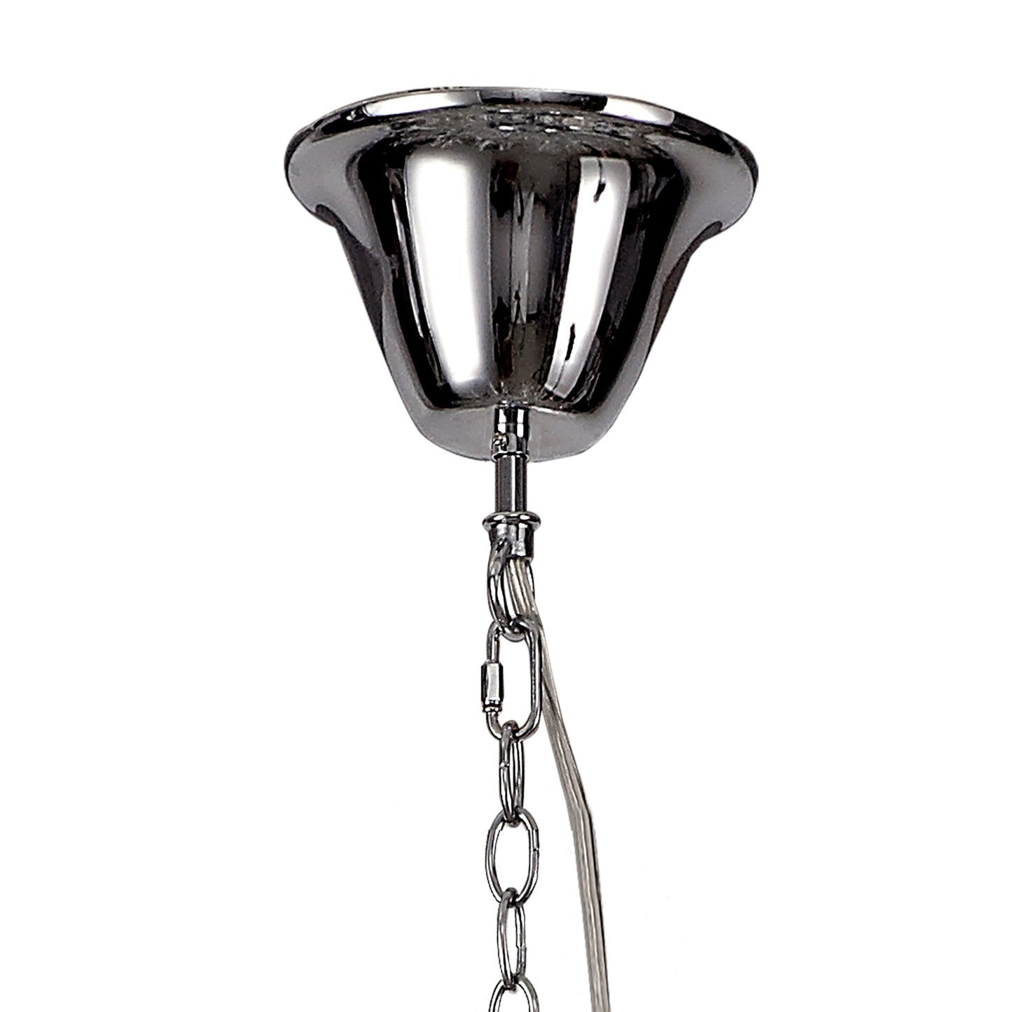 Kerridge Dimmable Pendant, 40 x 3.4W LED, 3000K, 10500lm, Polished Chrome, 3yrs Warranty