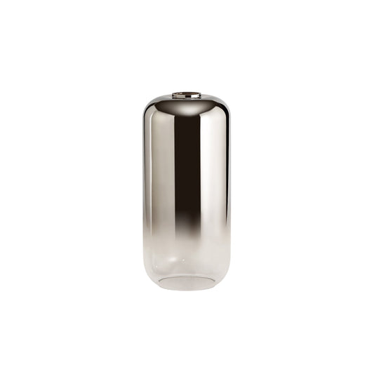 Kingsley 16cm Cylinder Glass, Smoked and Clear