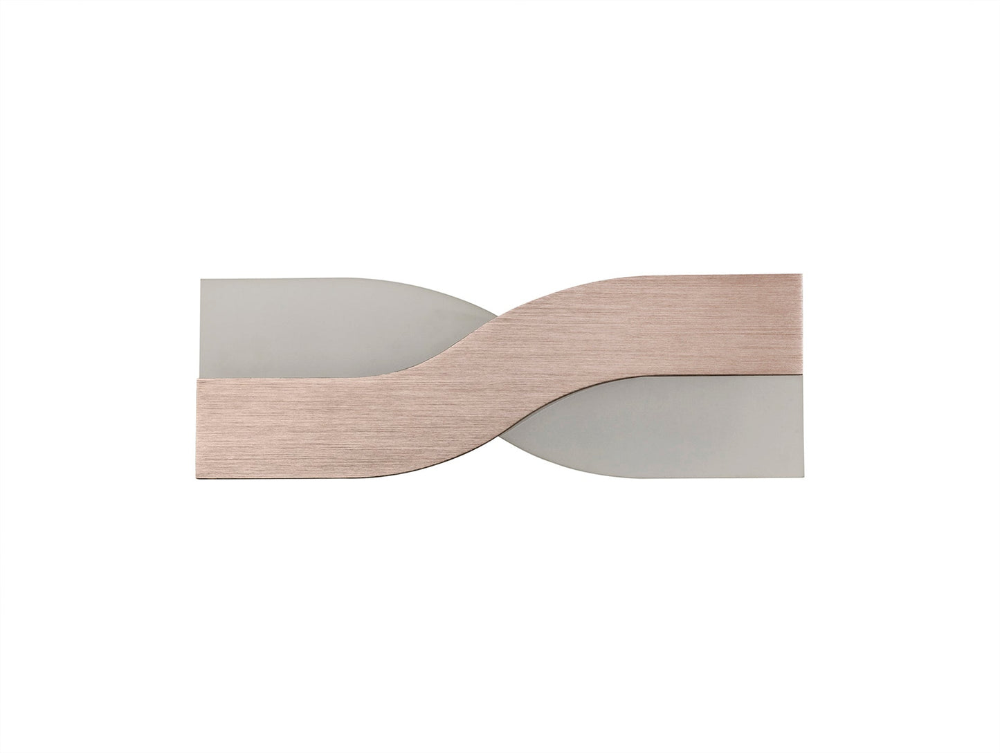 Leigh Wall Lamp, 1 x 8W LED, 3000K, 640lm, Brushed Brown and Frosted White, 3yrs Warranty 2