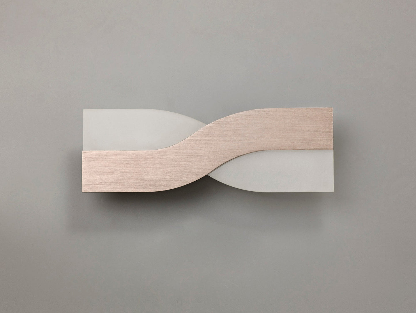 Leigh Wall Lamp, 1 x 8W LED, 3000K, 640lm, Brushed Brown and Frosted White, 3yrs Warranty 2