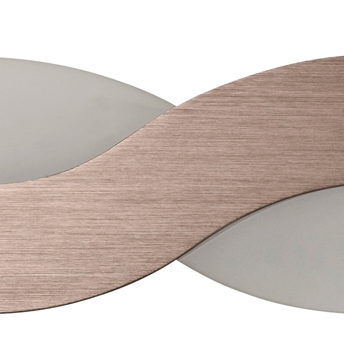 Leigh Wall Lamp, 1 x 8W LED, 3000K, 640lm, Brushed Brown and Frosted White, 3yrs Warranty 2