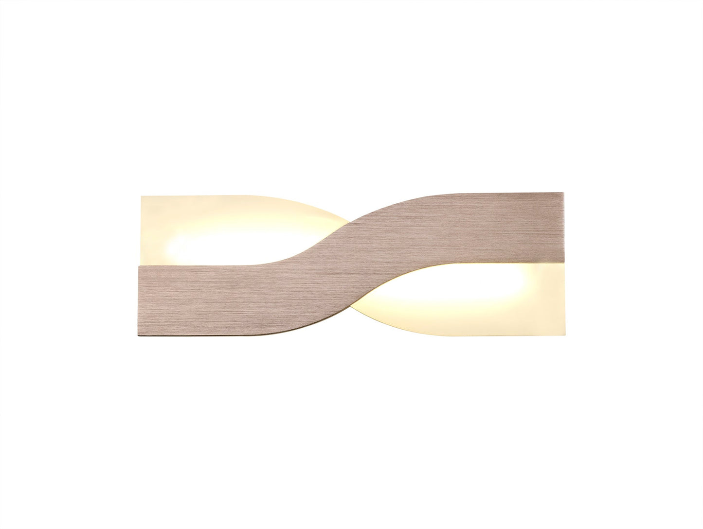 Leigh Wall Lamp, 1 x 8W LED, 3000K, 640lm, Brushed Brown and Frosted White, 3yrs Warranty 2