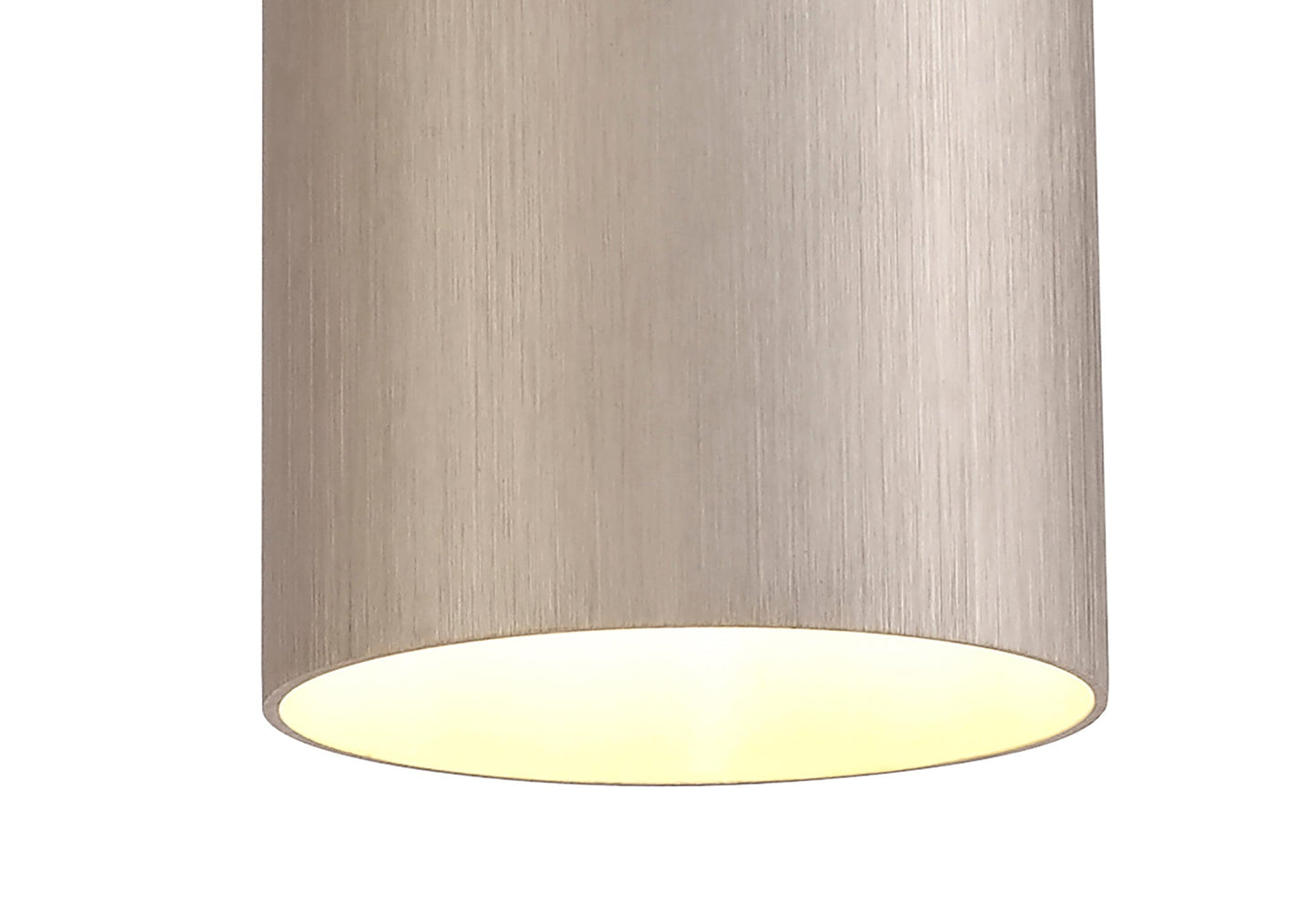 Lisson Single Pendant, 1 x E27, Satin Nickel and Polished Chrome
