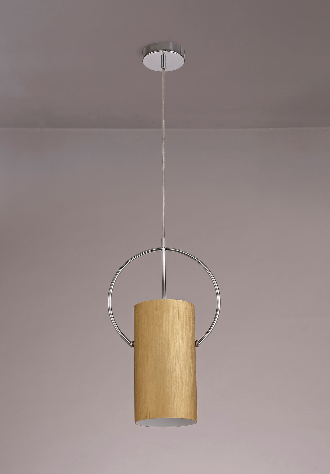 Lisson Single Pendant, 1 x E27, Gold and Polished Chrome