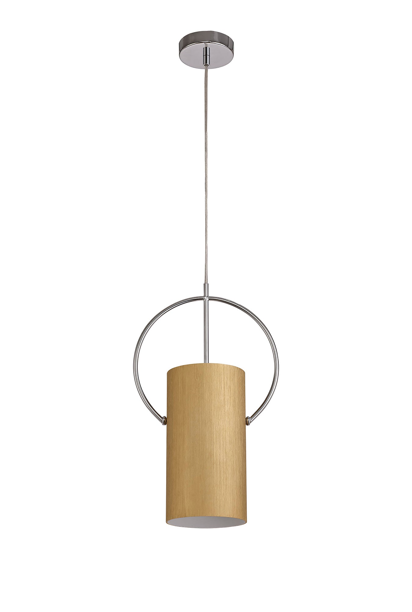Lisson Single Pendant, 1 x E27, Gold and Polished Chrome