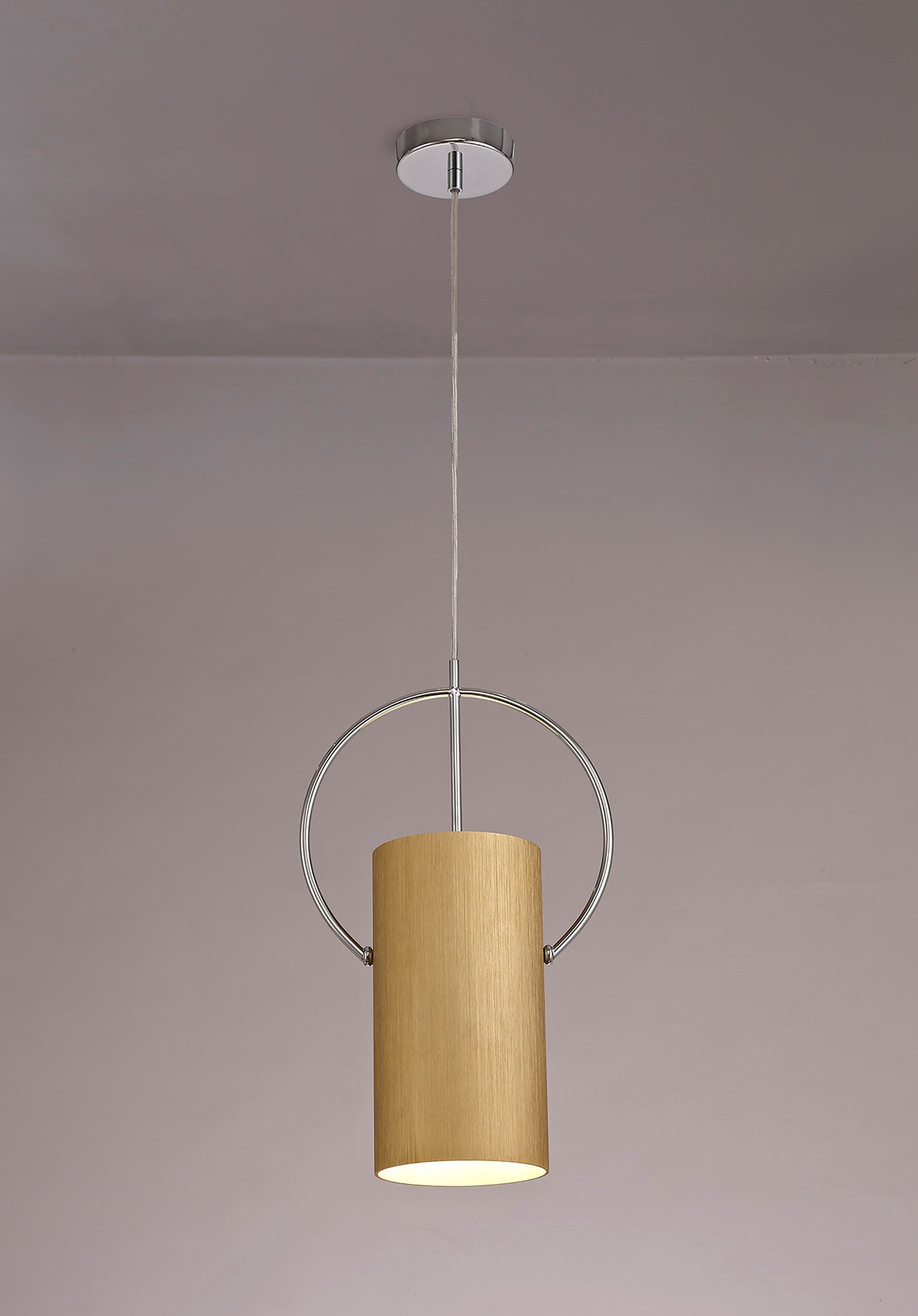 Lisson Single Pendant, 1 x E27, Gold and Polished Chrome