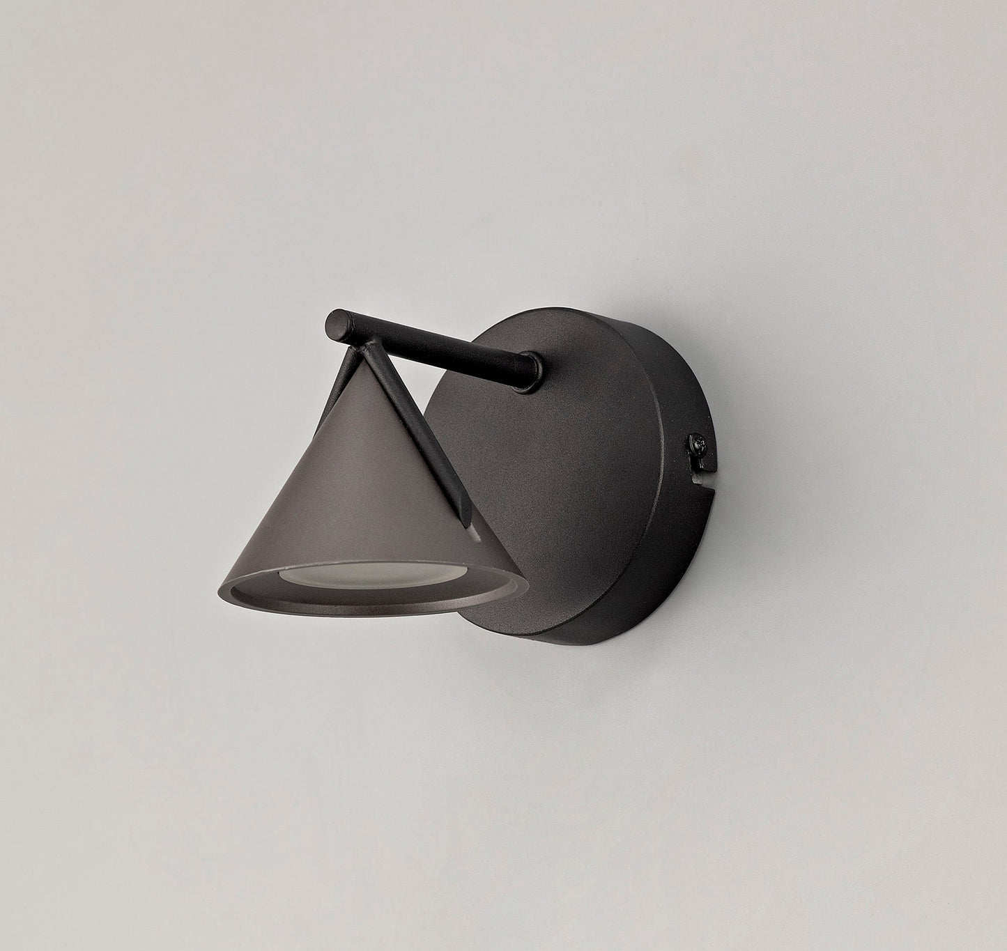 Mallory Wall Lamp 1 Light, 1 x 3W LED, 3000K, 110lm, Sand Black and Grey, 3yrs Warranty