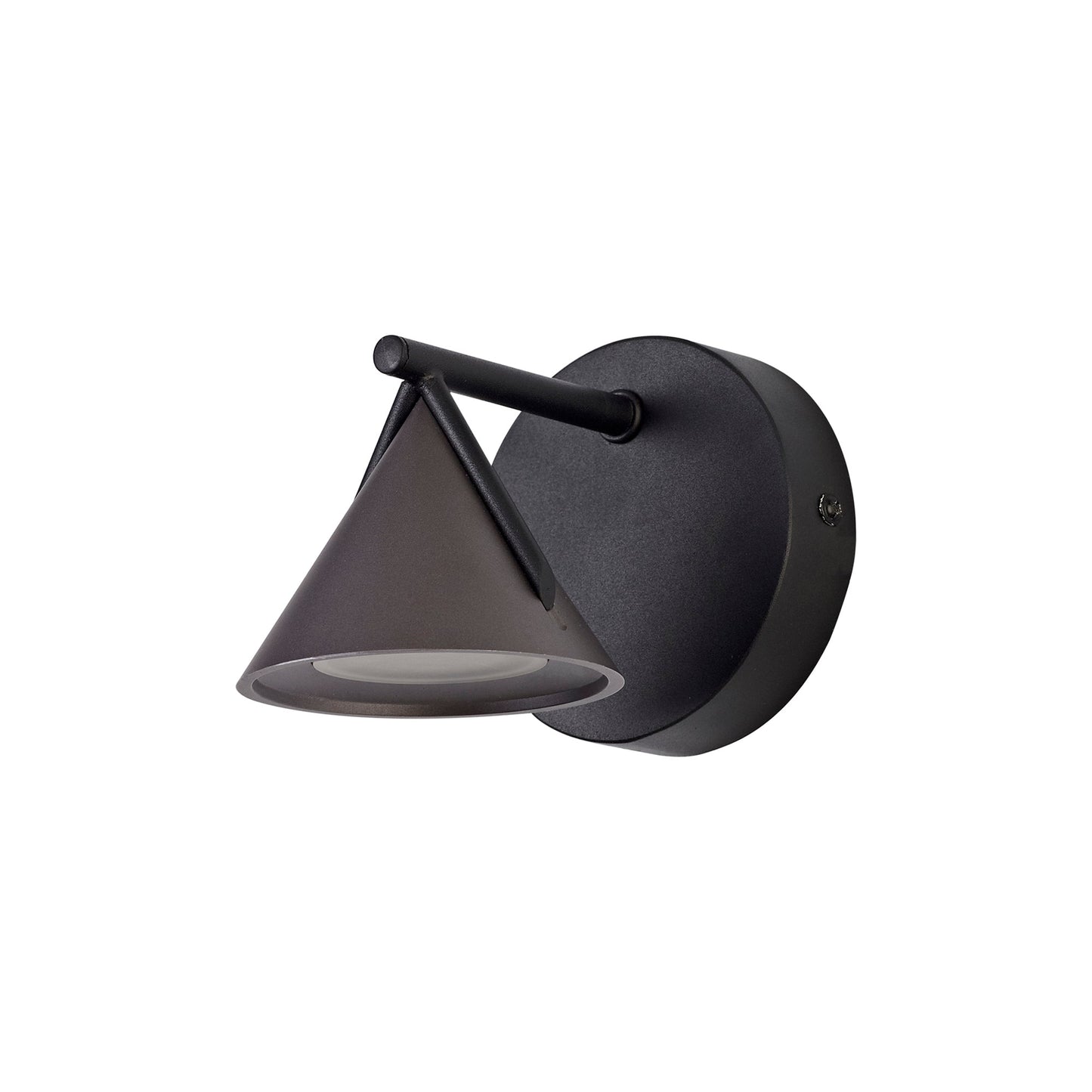 Mallory Wall Lamp 1 Light, 1 x 3W LED, 3000K, 110lm, Sand Black and Grey, 3yrs Warranty