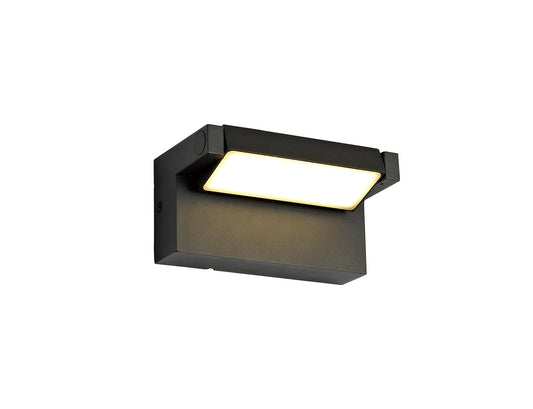 Mellor Wall Lamp Adjustable, 1 x 10W LED, 3000K, 720lm, IP54, Graphite Black, 3yrs Warranty