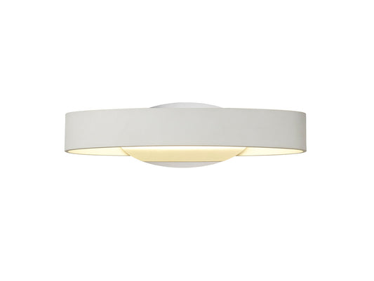 Morfa Wall Lamp, 1 x 6W LED, 3000K, 480lm, White and Polished Chrome, 3yrs Warranty 2