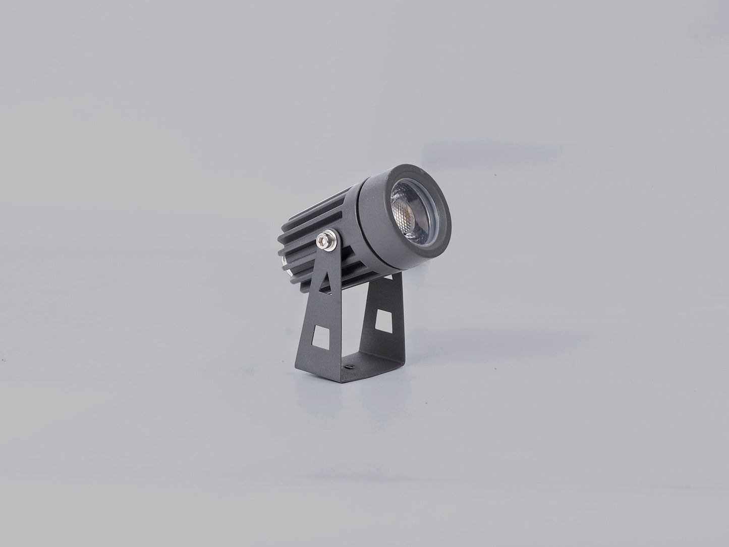 Nant Spike and Wall Light, 1 x 3W LED, 3000K, 210lm, 30 Degree, IP65, Grey and Black, c and w 2m Cable, 3yrs Warranty