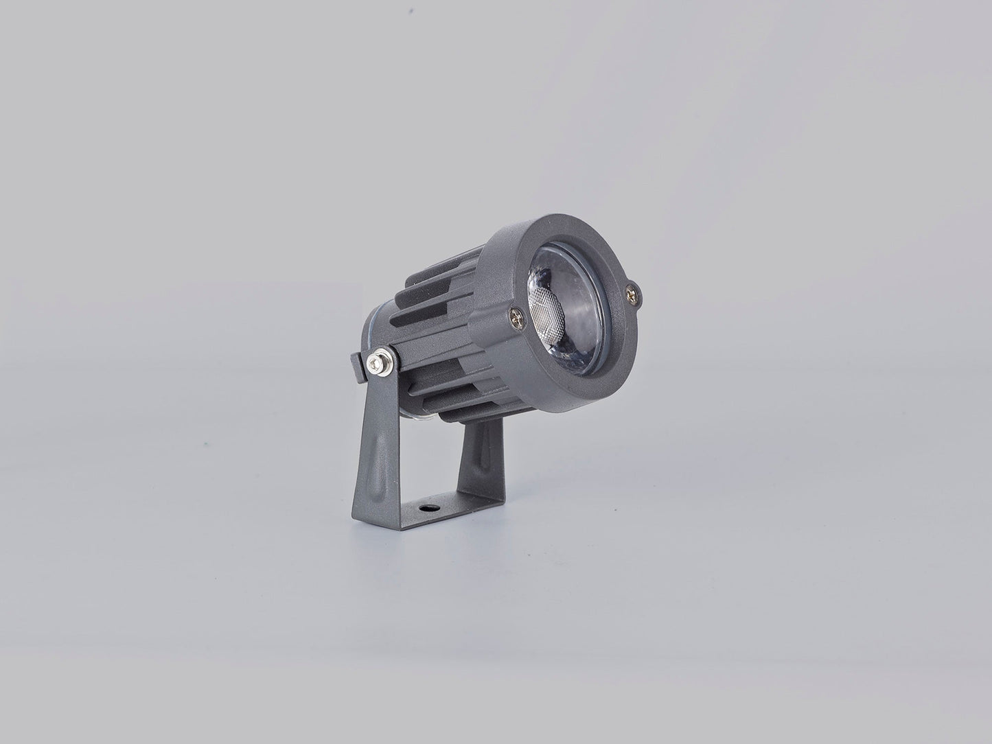 Nant Spike and Wall Light, 1 x 7W LED, 3000K, 490lm, 30 Degree, IP65, Grey and Black, c and w 2m Cable, 3yrs Warranty