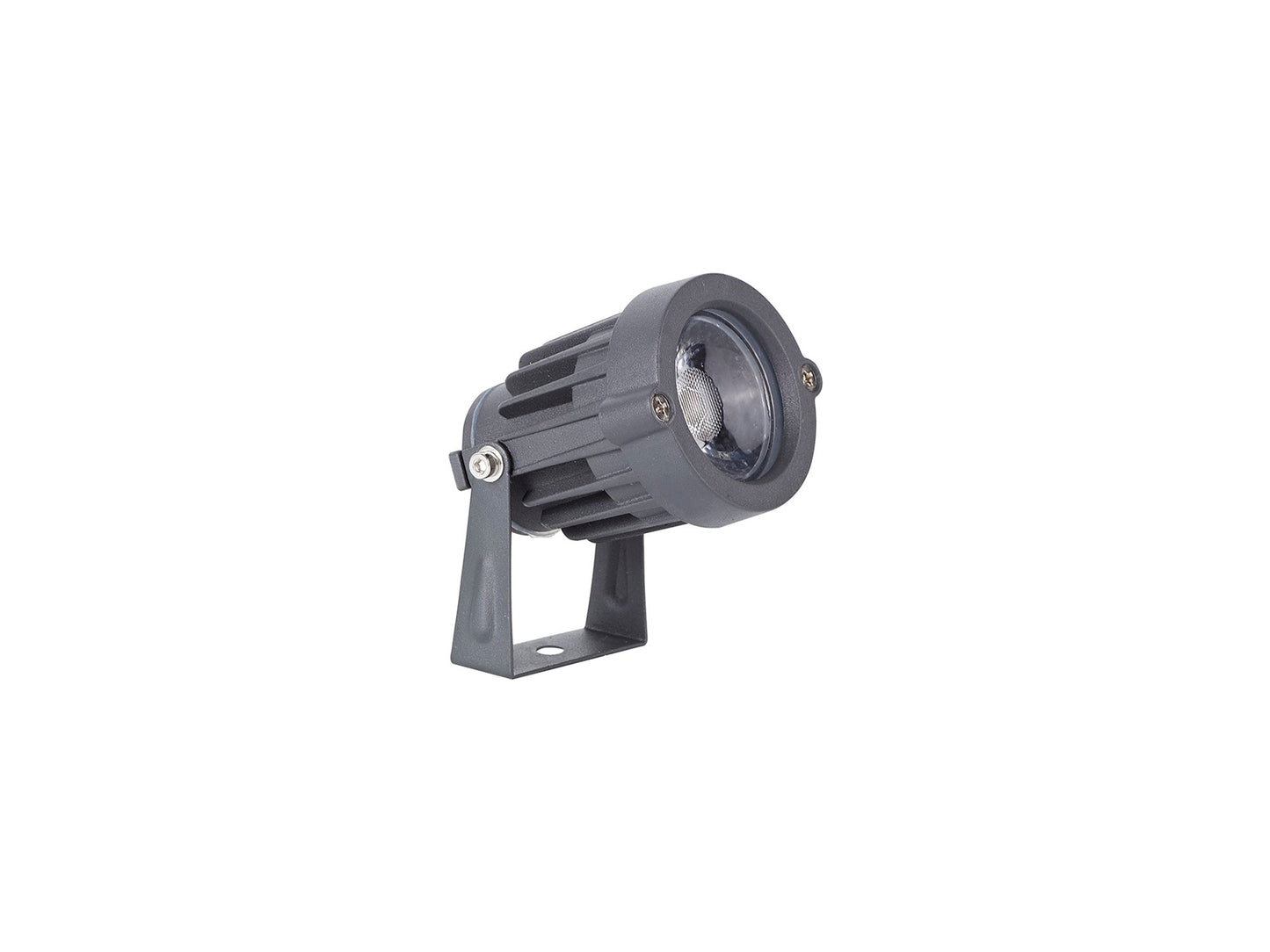 Nant Spike and Wall Light, 1 x 7W LED, 3000K, 490lm, 30 Degree, IP65, Grey and Black, c and w 2m Cable, 3yrs Warranty