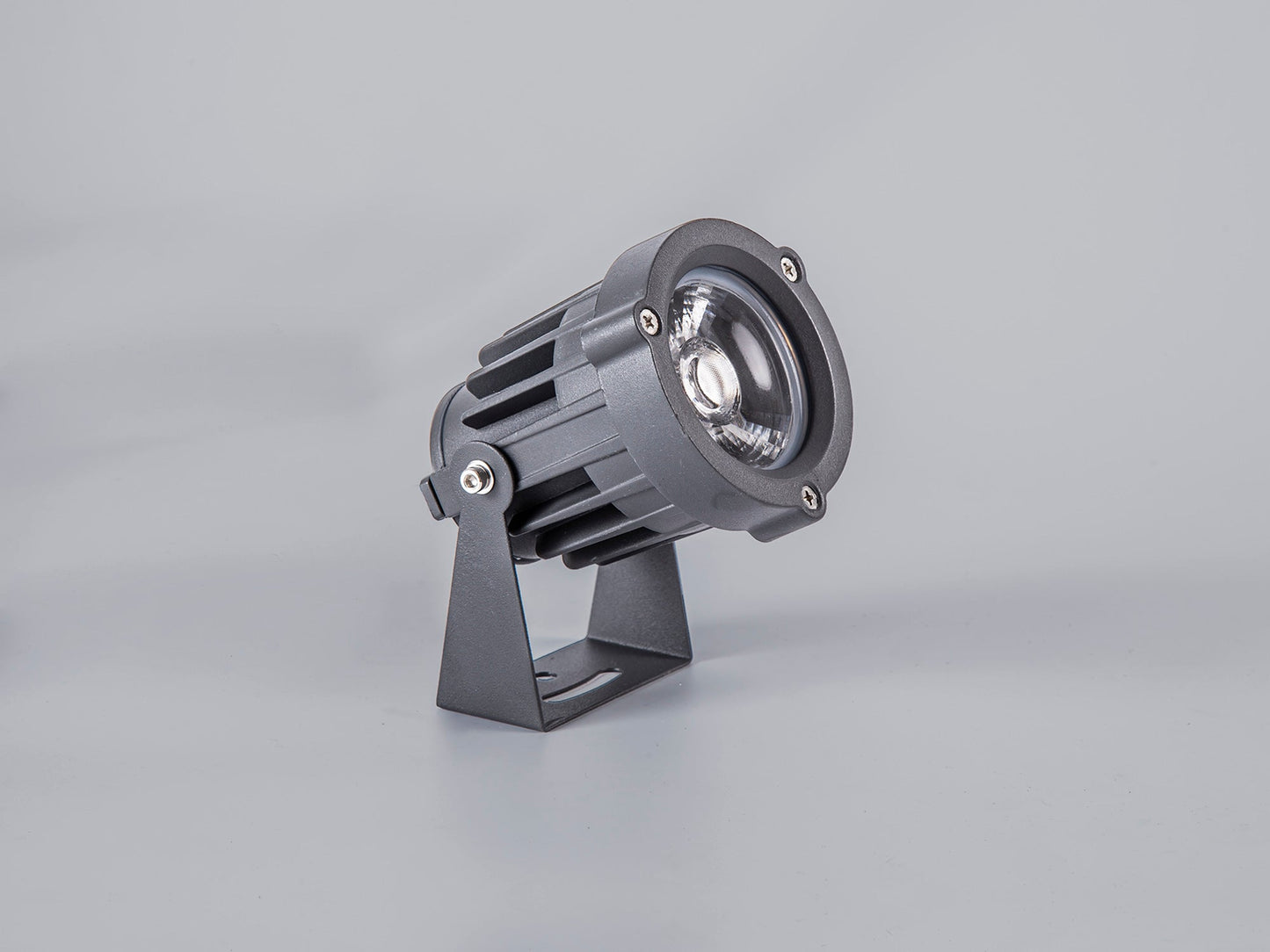 Nant Spike and Wall Light, 1 x 15W LED, 3000K, 1050lm, 30 Degree, IP65, Grey and Black, c and w 2m Cable, 3yrs Warranty