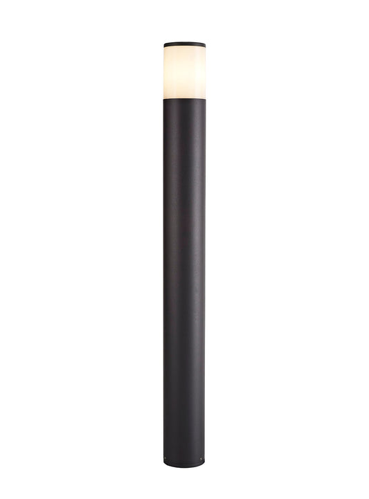 Paddock 90cm Post Lamp 1 x E27, IP54, Anthracite and Opal, 2yrs Warranty