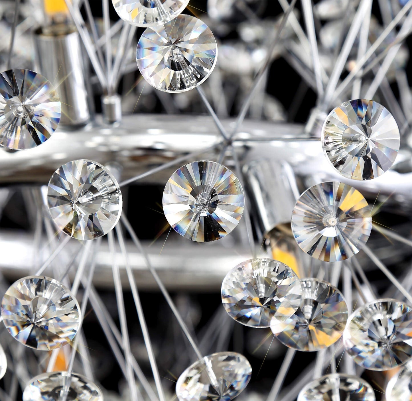 Prestbury Pendant 12 Light G9  Polished Chrome and Crystal