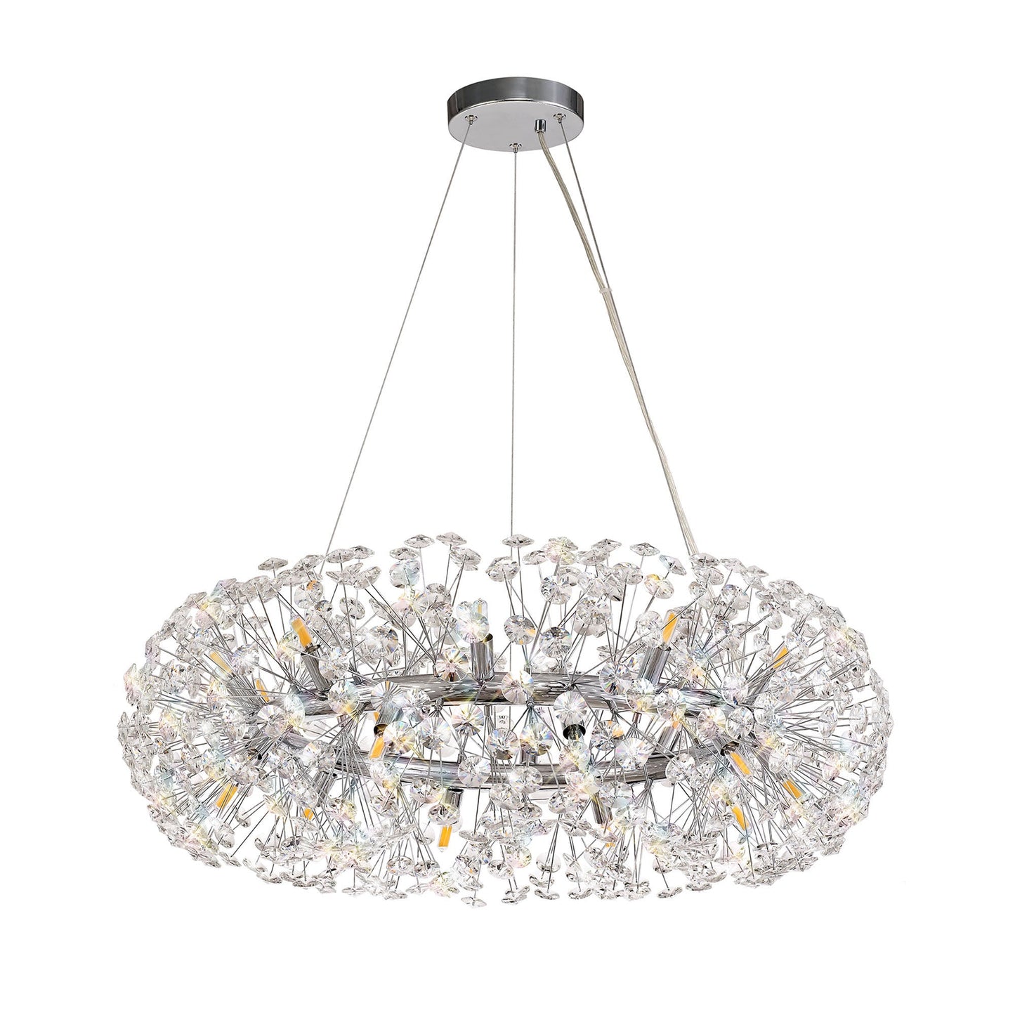 Prestbury Pendant 20 Light G9  Polished Chrome and Crystal