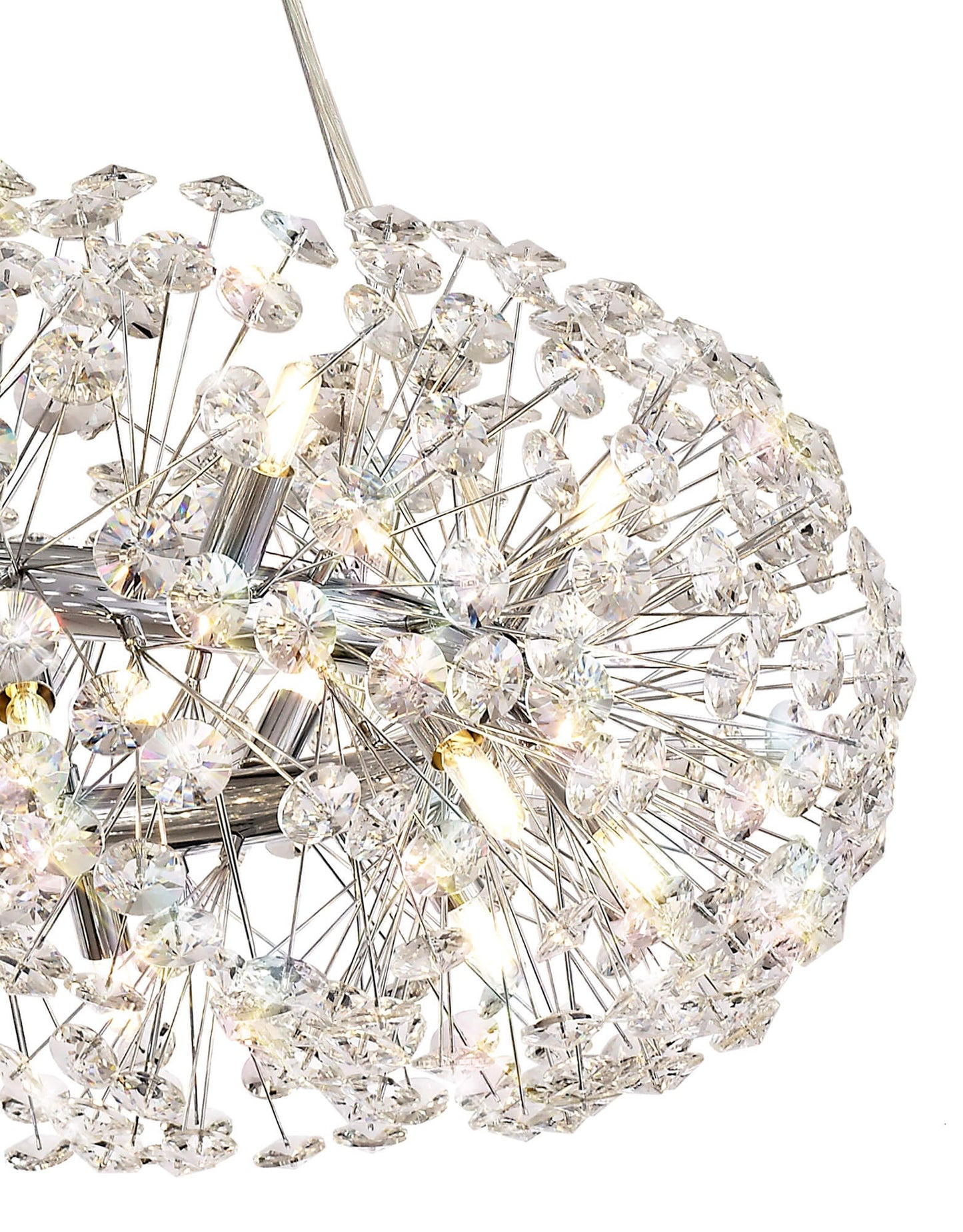 Prestbury Pendant 20 Light G9  Polished Chrome and Crystal