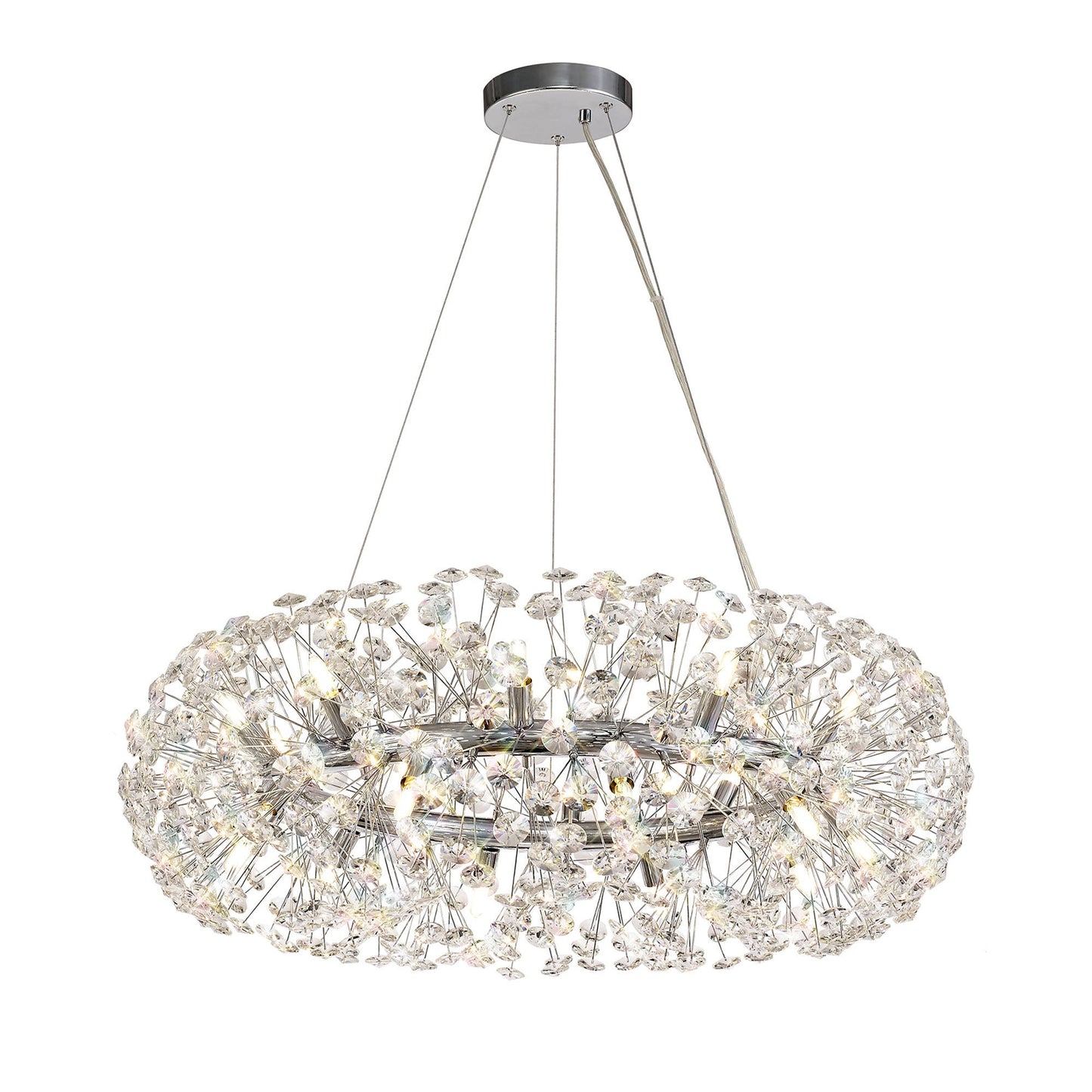 Prestbury Pendant 20 Light G9  Polished Chrome and Crystal