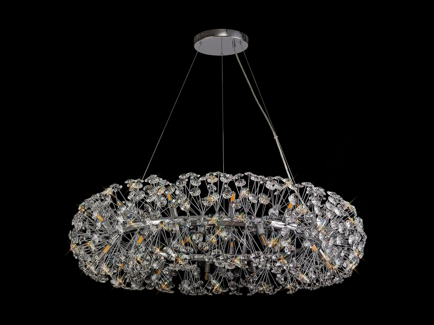 Prestbury Pendant 26 Light G9  Polished Chrome and Crystal