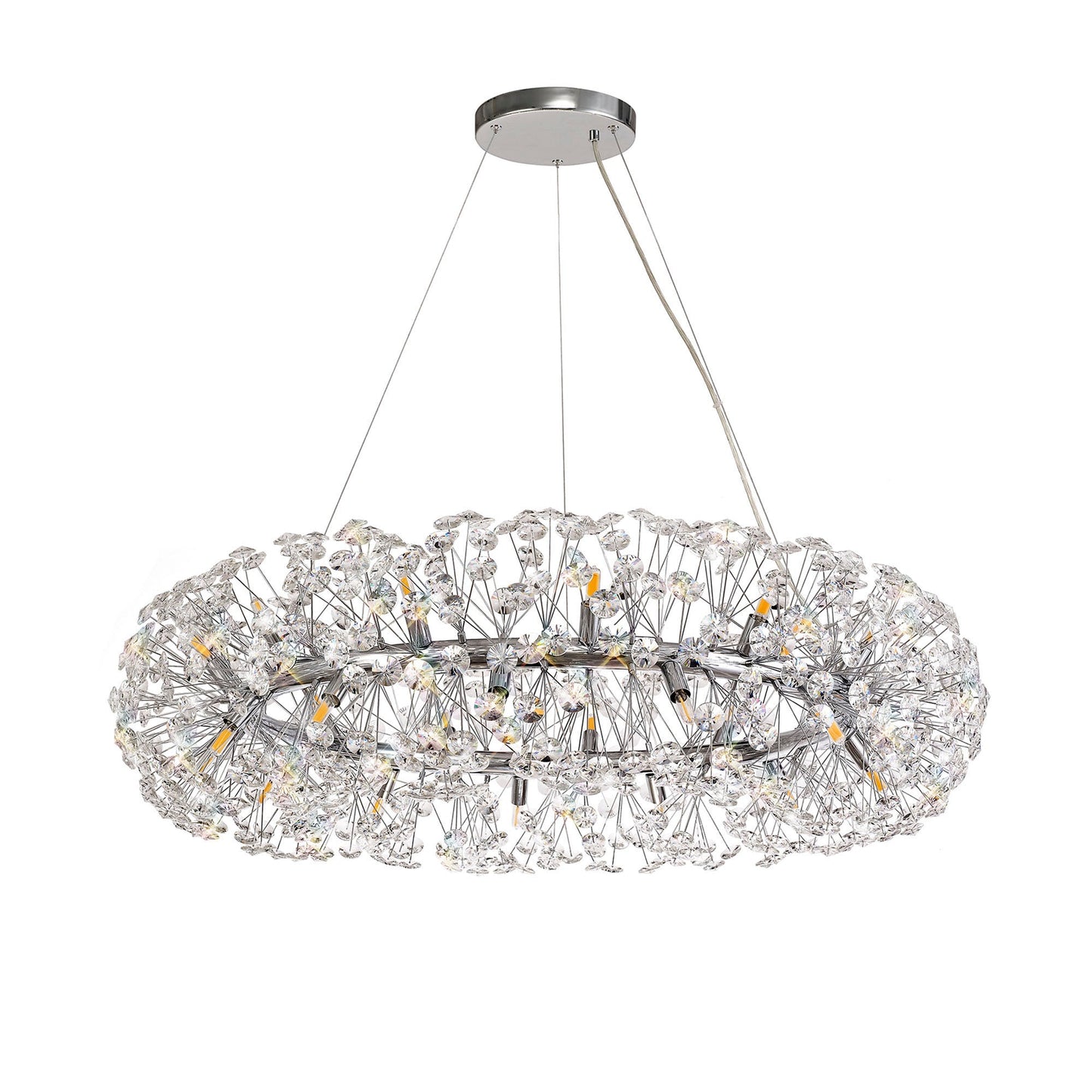 Prestbury Pendant 26 Light G9  Polished Chrome and Crystal