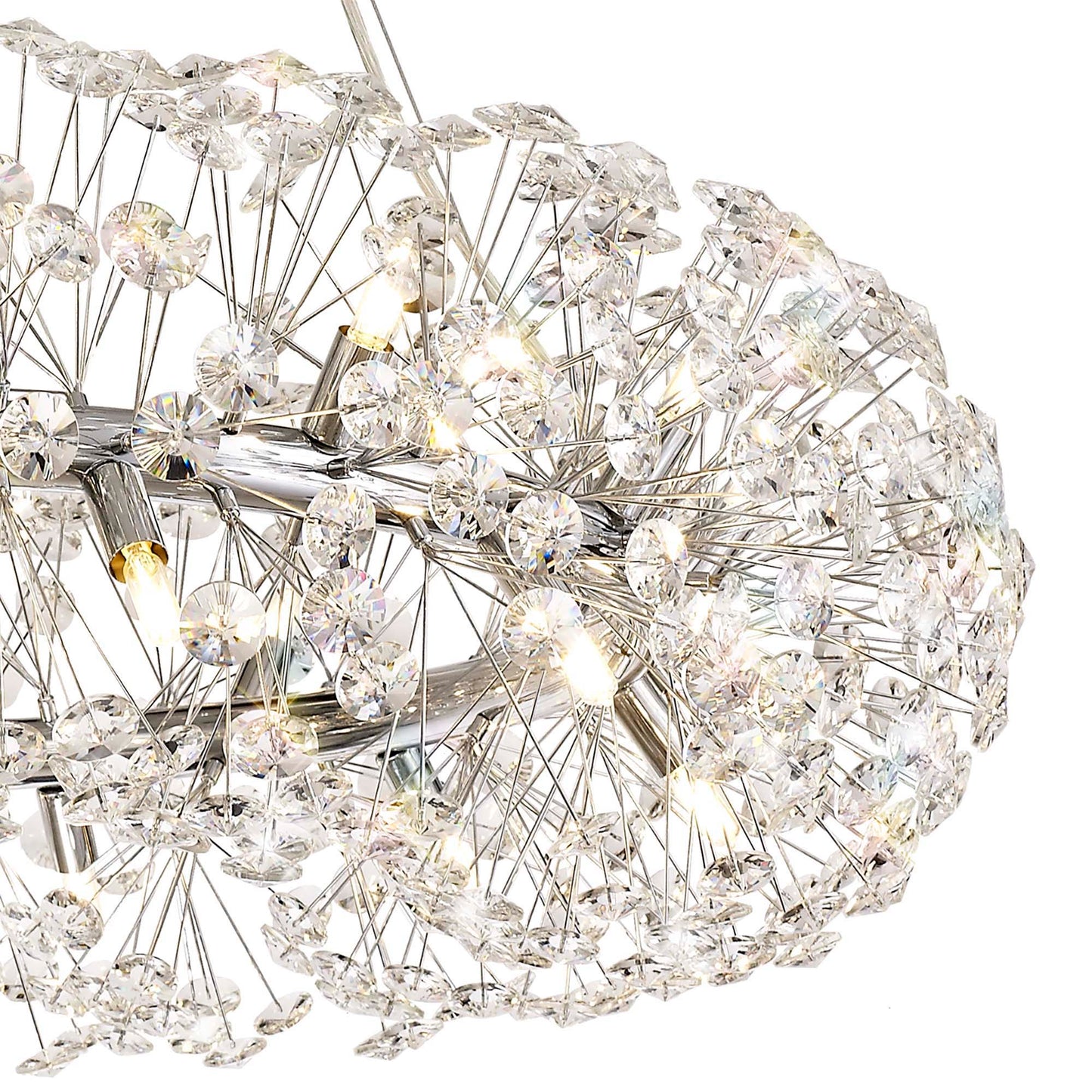 Prestbury Pendant 26 Light G9  Polished Chrome and Crystal