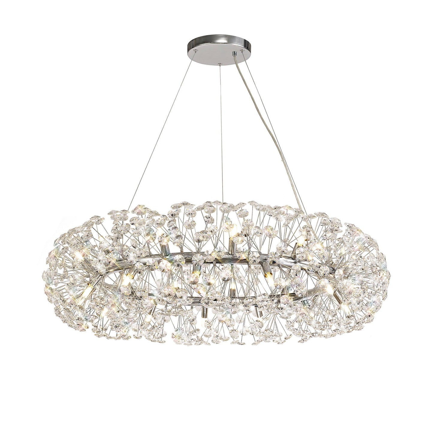 Prestbury Pendant 26 Light G9  Polished Chrome and Crystal