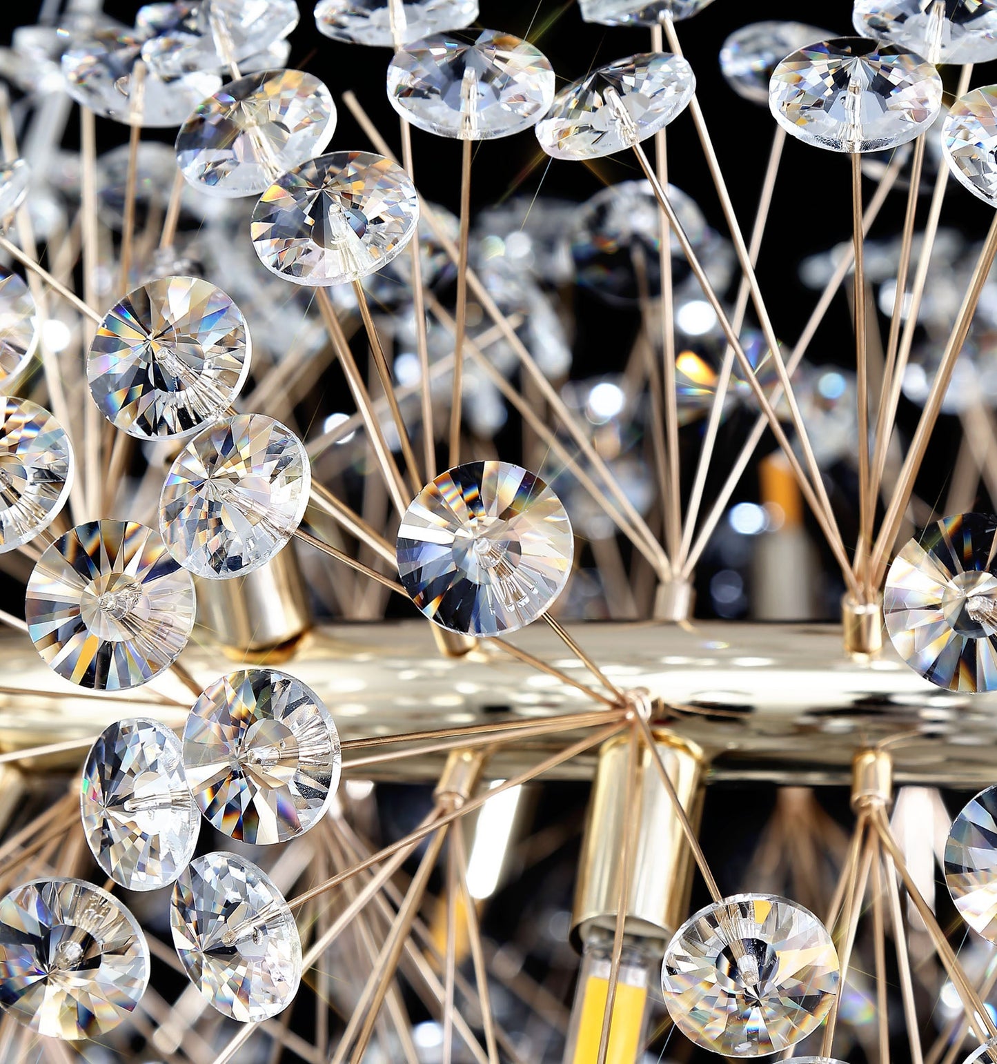 Prestbury Pendant 12 Light G9  French Gold and Crystal