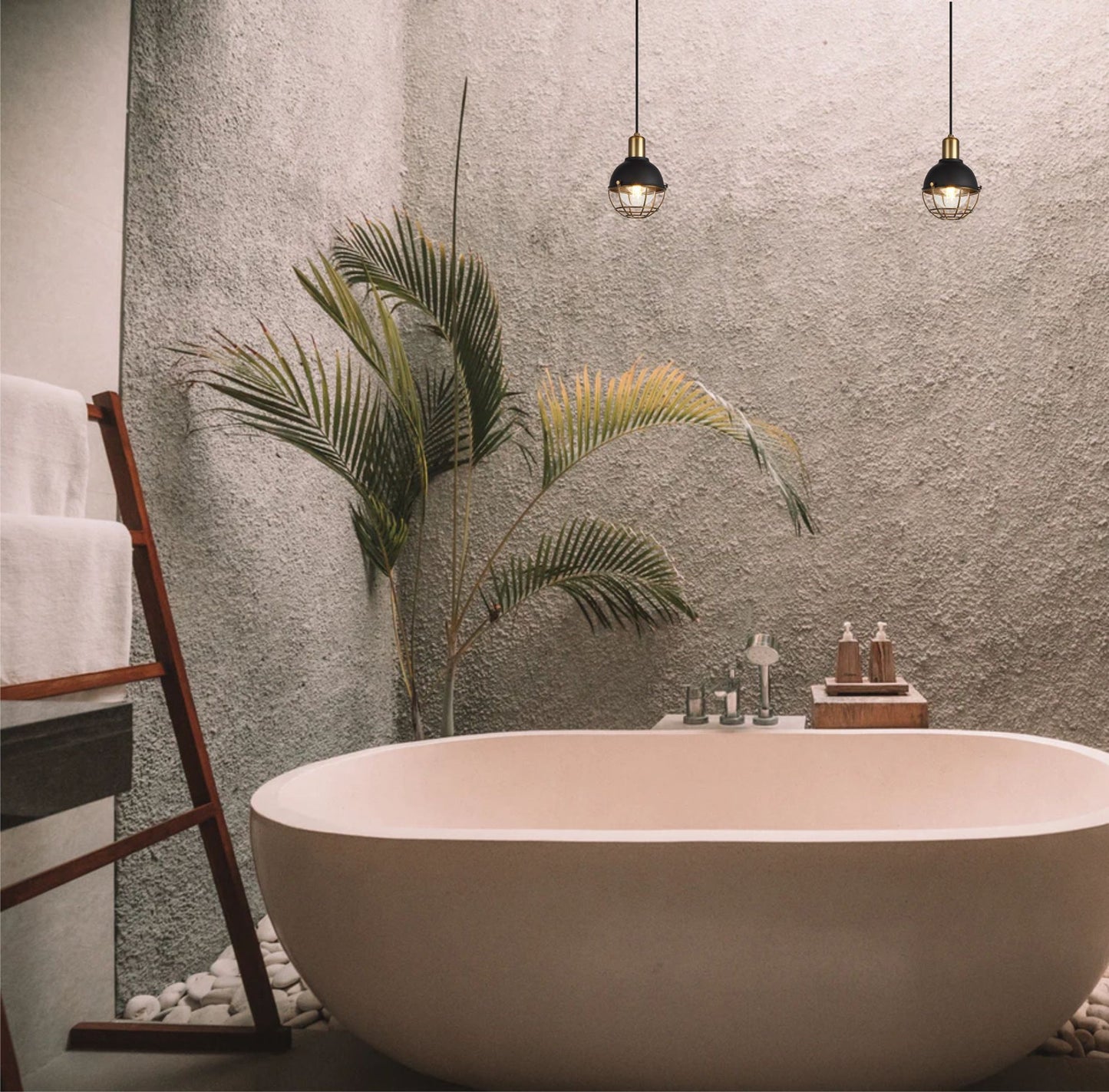 Ruskin Wall Lamp, 1 Light E27, IP65, Matt Black and Brushed Bronze, 2yrs Warranty