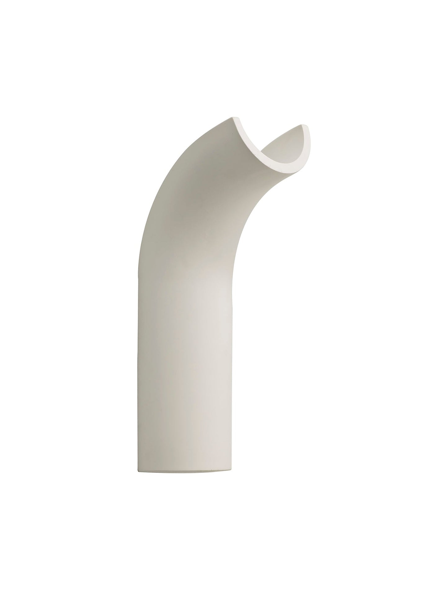 Russet Uplighter Wall Lamp, 1 x 4.5W LED, 3000K, 275lm, White Paintable Gypsum, 3yrs Warranty