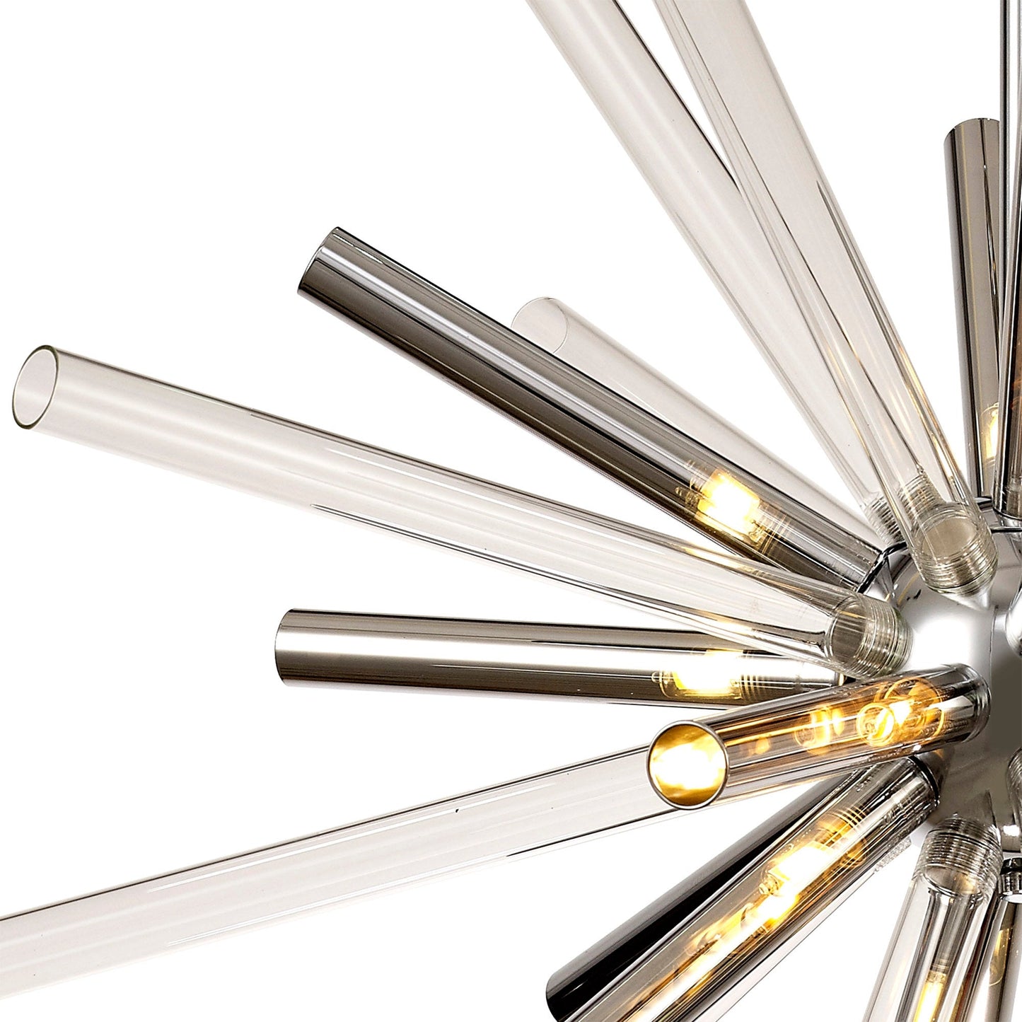 Sandiway Pendant 16 Light G9, Clear & Chrome and Polished Chrome