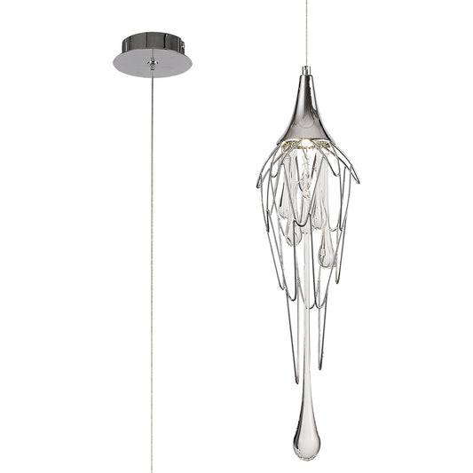 Smithy Pendant, 1 x GU10, Polished Chrome
