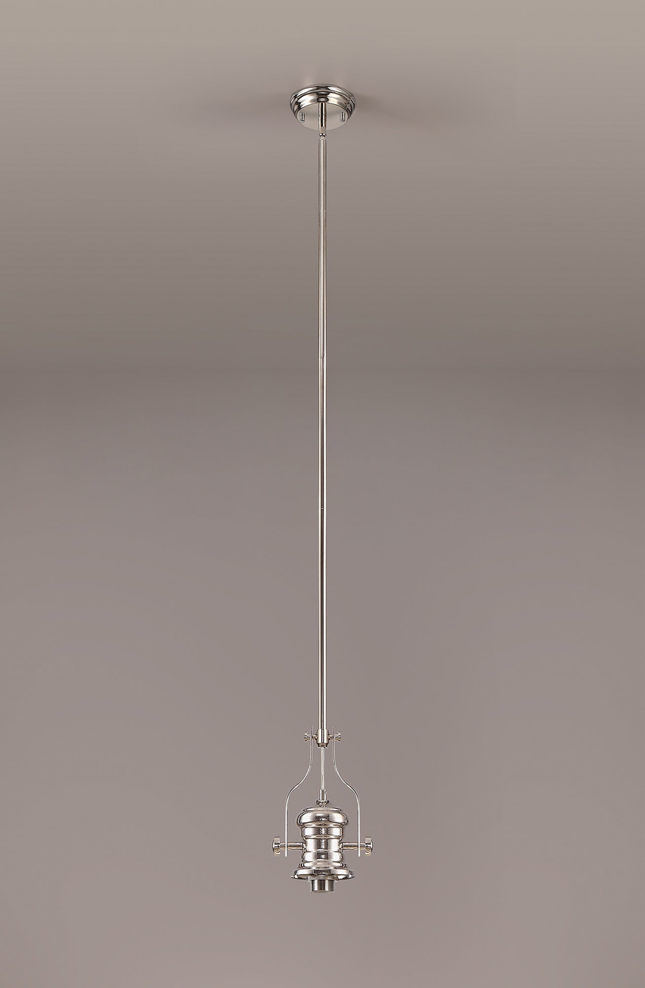 Stanley Frame Only Pendant, 1 x E27, Polished Nickel