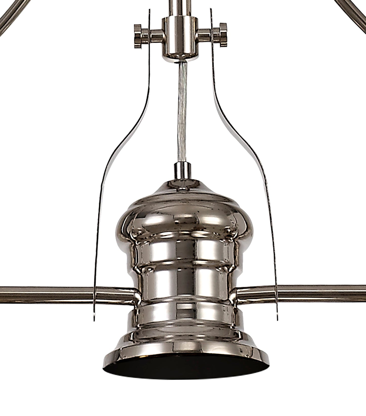 Stanley Frame Only Linear Pendant, 3 x E27, Polished Nickel