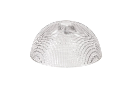 Stanley Round 30cm Prismatic Effect Clear Glass Lampshade