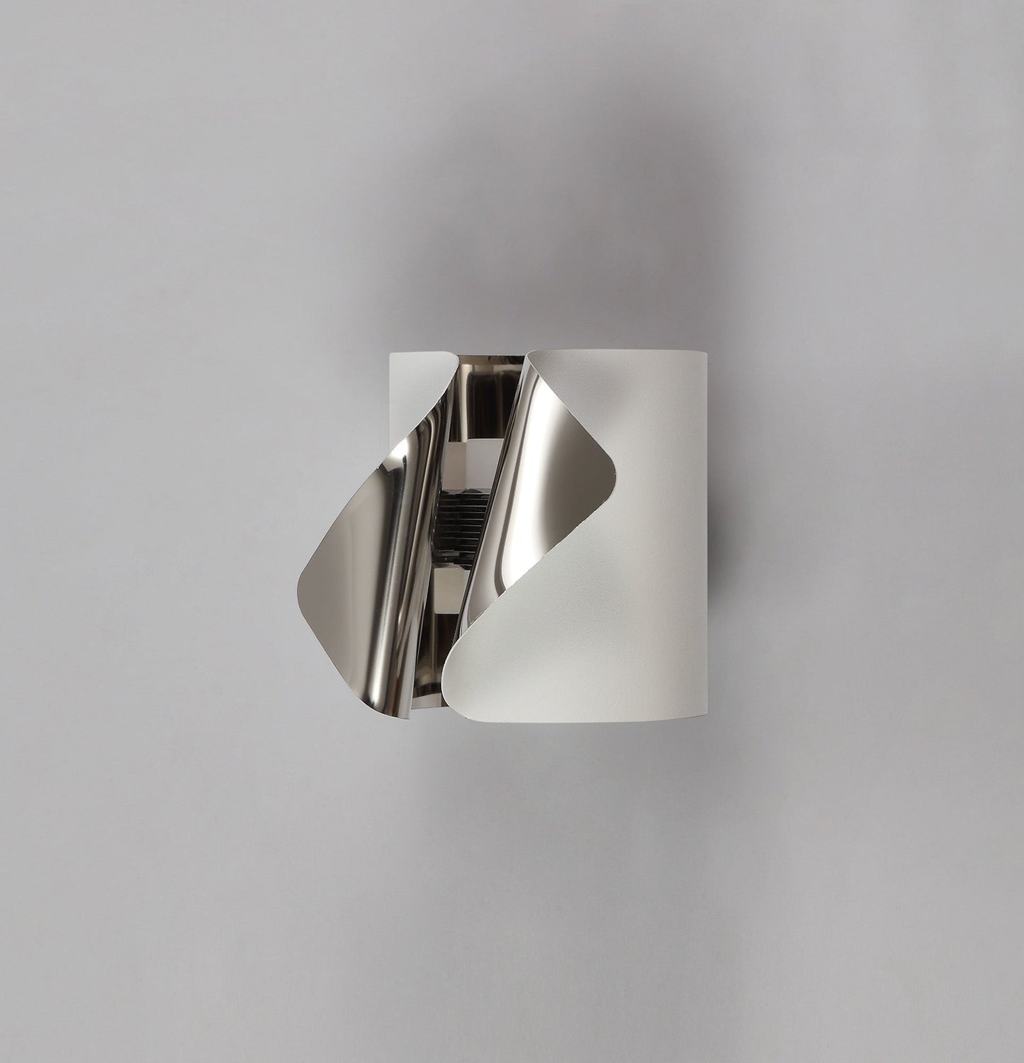 Stockton Wall Lamp, 1 x 7W LED, 3000K, 490lm, Sand White and Polished Chrome, 3yrs Warranty